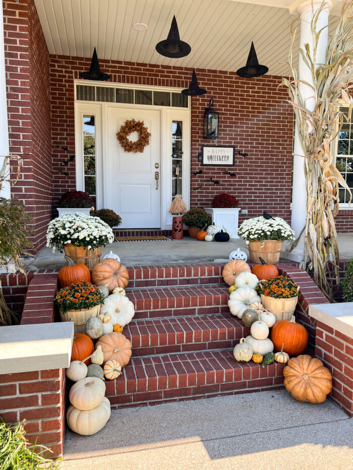 Halloween Front Porch Decorating Ideas - A Cup Full of Sass