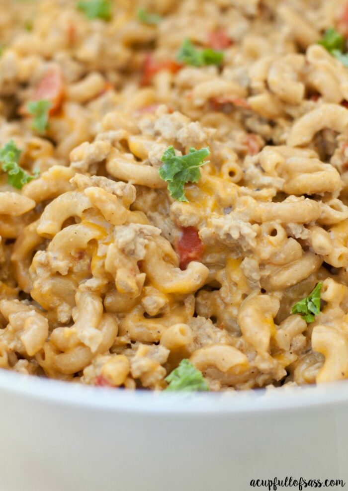 Homemade Hamburger Recipe One Pot.