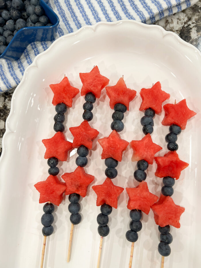 Fourth of July Fruit Sparklers