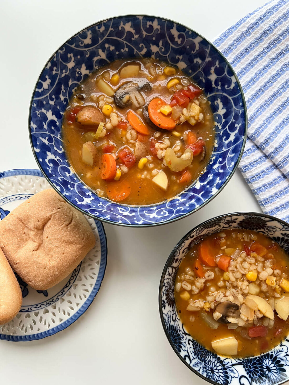 This easy vegetable barley soup will warm you up and keep full in the cold winter months.