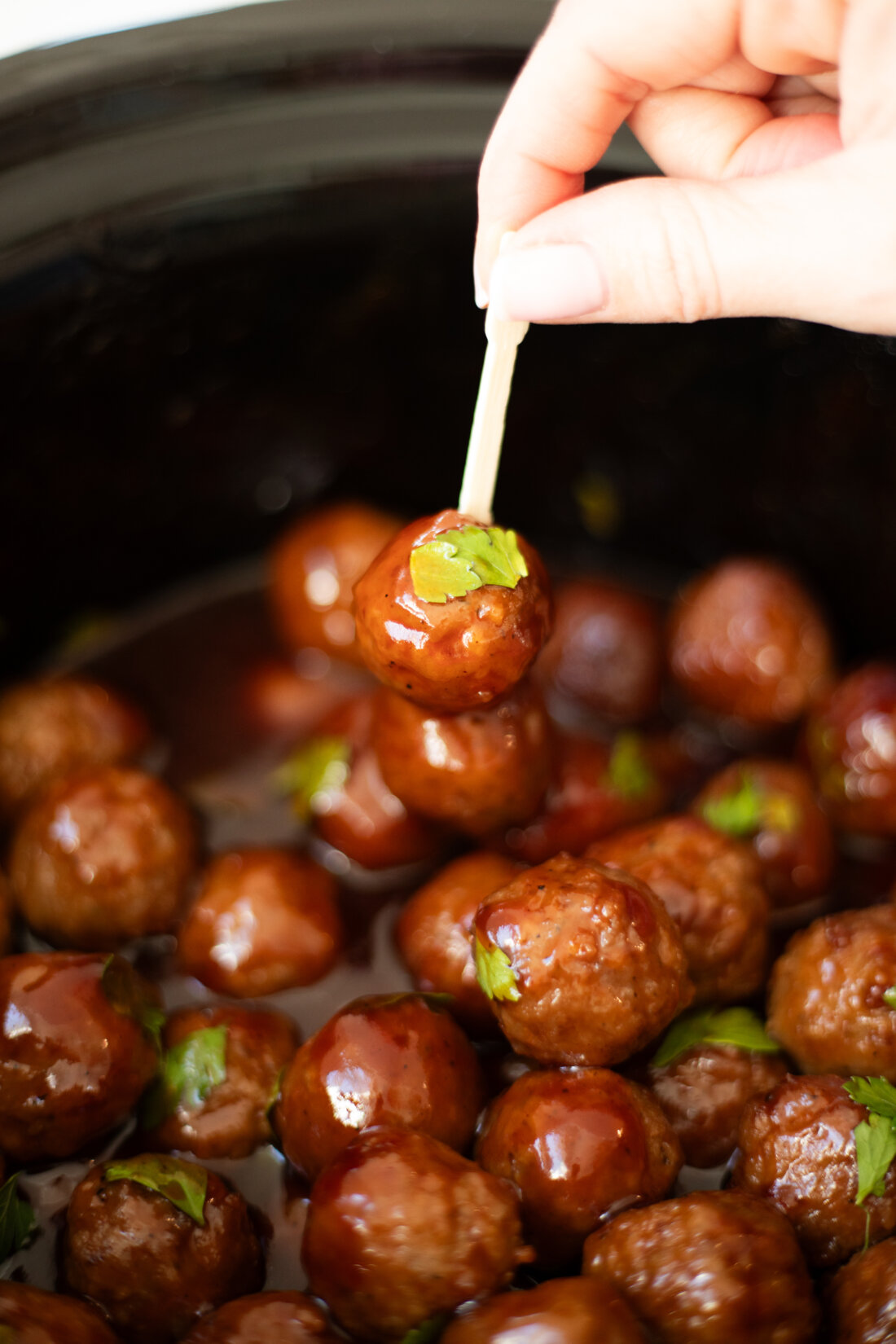 Grape Jelly Meatballs recipe.